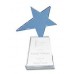 Woltman - 8" Blue Crystal Star on Clear Pedestal Base - B071HVSMF5